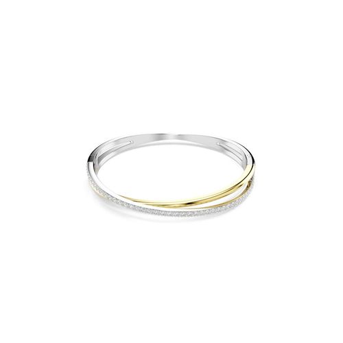 Brazalete Hyperbola, Talla redonda, Blanco, Combinación de acabados metálicos