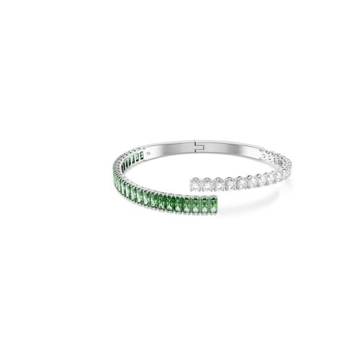 Brazalete Matrix, Tallas mixtas, Verde, Baño de rodio