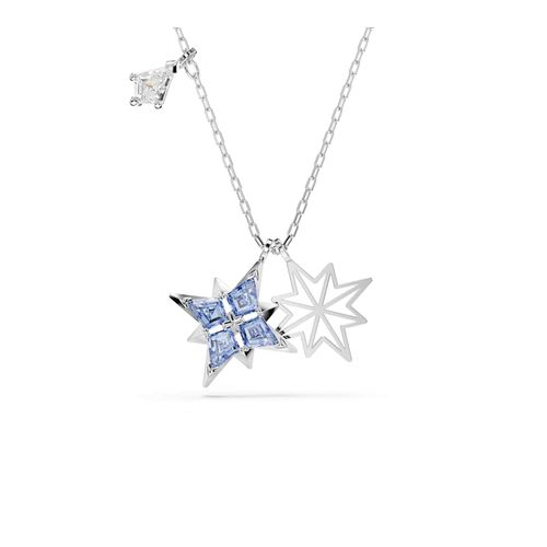 Colgante Symbolica, Estrella, Azul, Baño de rodio