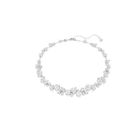 Collar Constella, Talla redonda, Blanco, Baño de rodio