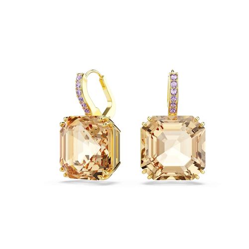 Pendientes Millenia, Tallas mixtas, Caramelo, Baño tono oro