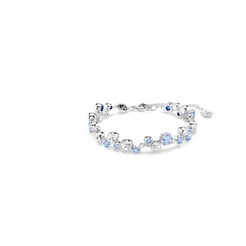 Pulsera Constella, Tallas mixtas, Azul, Baño de rodio