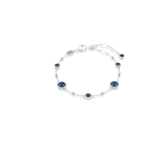 Pulsera Imber, Talla redonda, Azul, Baño de rodio