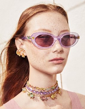 Brilla con accesorios de cristal